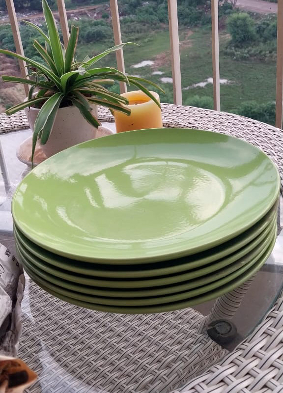 Green Plates (Set of 6)